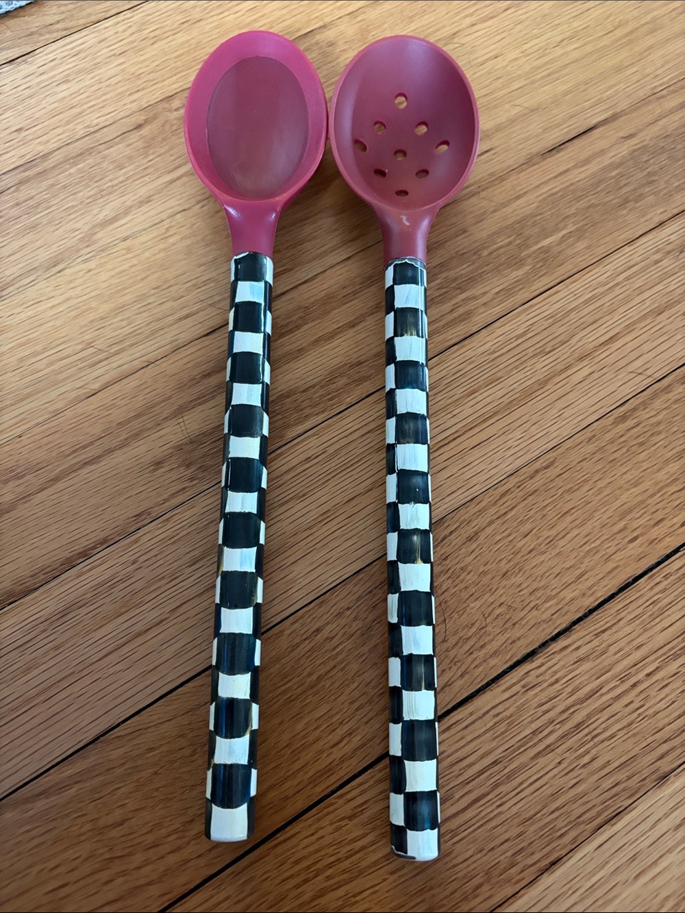 MacKenzie-Childs Courtly Check Kitchen Spoon Set of 2